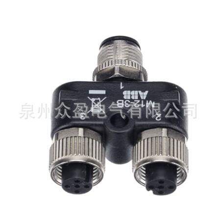 2TLA020055R0800;M12-3H M12 Y-connector；10180926/ABB安全产品