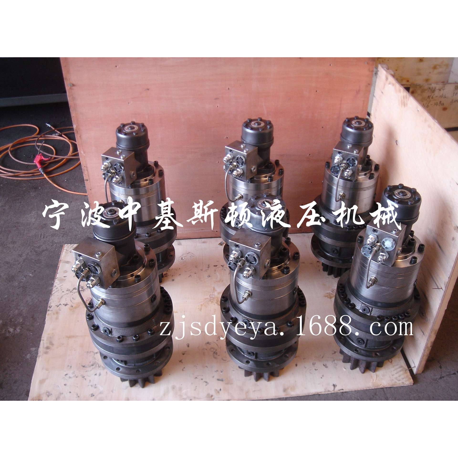 中基斯顿10000牛米扭矩液压传动装置 液压回转马达 带制动器马达