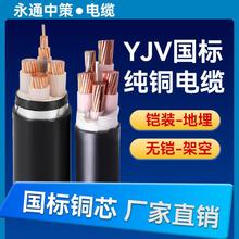 中策ZCYJV/YJV22铠装1-5芯三相1.546102550120平方电缆