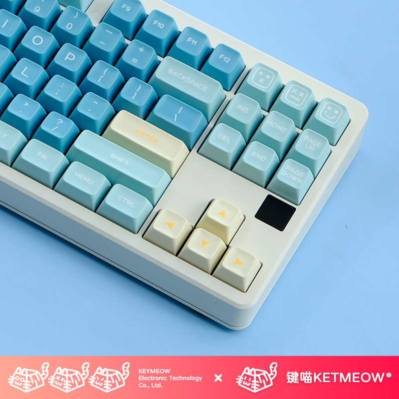 键喵海盐柠檬主题键帽