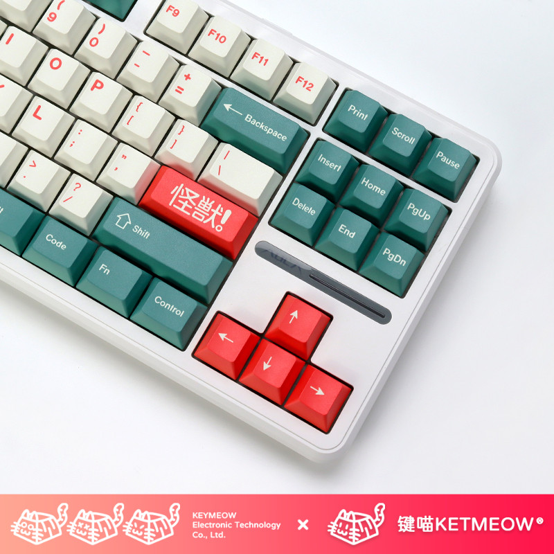 键喵怪兽主题原厂高度键帽