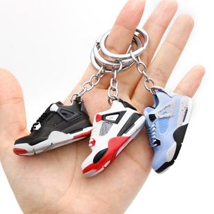 3D Basketball Shoes Keychain Simulation Fun Sneakers Keyring