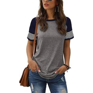 Tees Lad Shirt For shirt Casual Style Simple Women Solid
