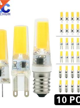 10pcs/lot LED G4 G9 E14 3W 6W Light Bulb AC/DC 12V 220V LED