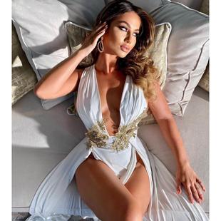 Dress Elegant new Sexy red Party Women Ladies Summer African