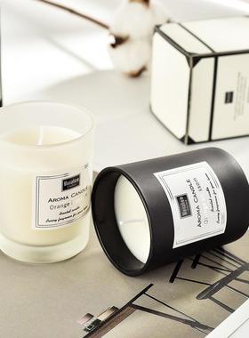 scented glass candles candle玻璃杯香薰蜡烛无烟香氛大豆蜡香味
