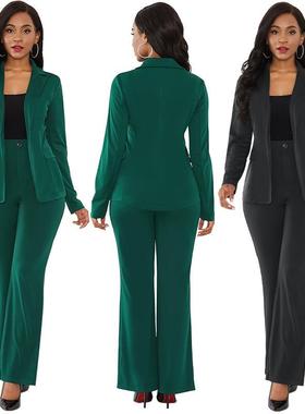 women office suits blazer and panties set 职业西装两件套装