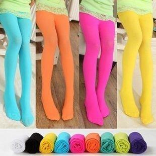 14color Girl Kids Tights Pantyhose Socks Leggeings Stockings