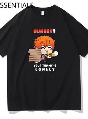 Obey Me Shall We Date T Shirt Men Harajuku Kawaii Beelzebub