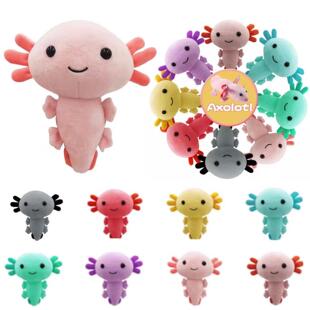 20cm Kawaii Axolotl Plush Toy Cartoon Cute Animal Stuffed Pl