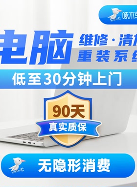 啄木鸟电脑维修同城上门服务台式笔记本显卡主板维修更换装机清灰