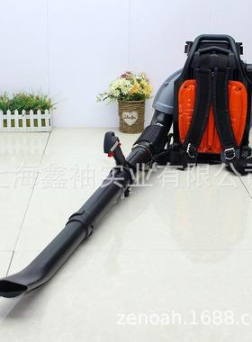 橙EQNZB98吹51-风机背负式汽油大功率吹落叶吹灰尘机灰色