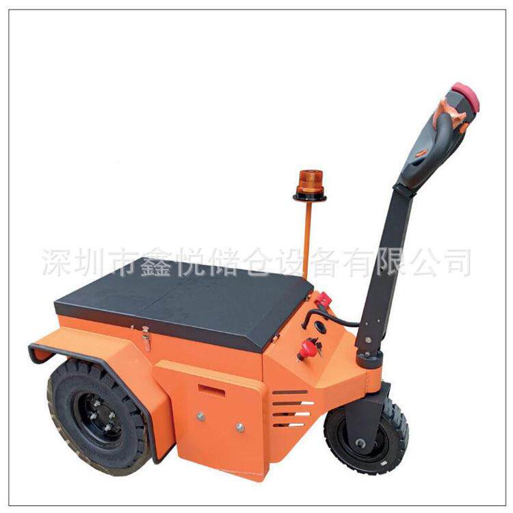 步行电动牵车1.式5型吨引4.5吨小电拖车头手ZNR拉式迷你型运输搬