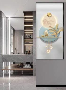 简约钢化屏风隔断客厅遮挡入户门玄关63397卫生间玻所半厕墙璃隔