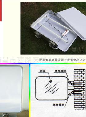 农商行侧吸挂塑24小时标0.60.6m灯箱cx2018-r识贴膜/UV发光灯*箱