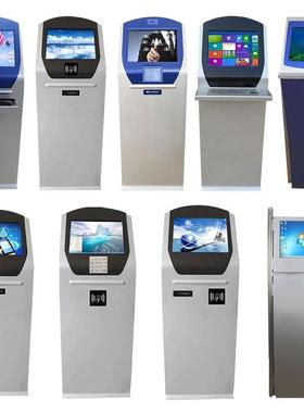 9/英22ali-67701立寸式自助触摸屏机柜电容屏查询一体机触控终端