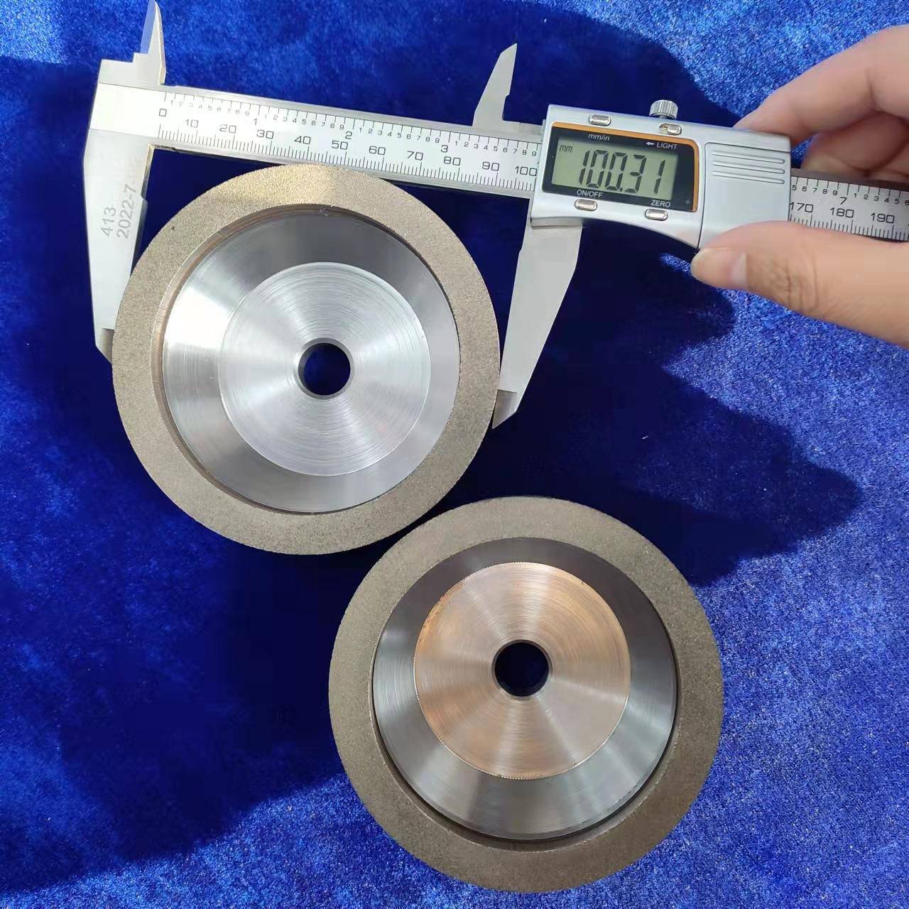 石金属碗型砂轮金刚青铜烧结碗型砂石轮100mm磨蓝钨钢KM-369宝用