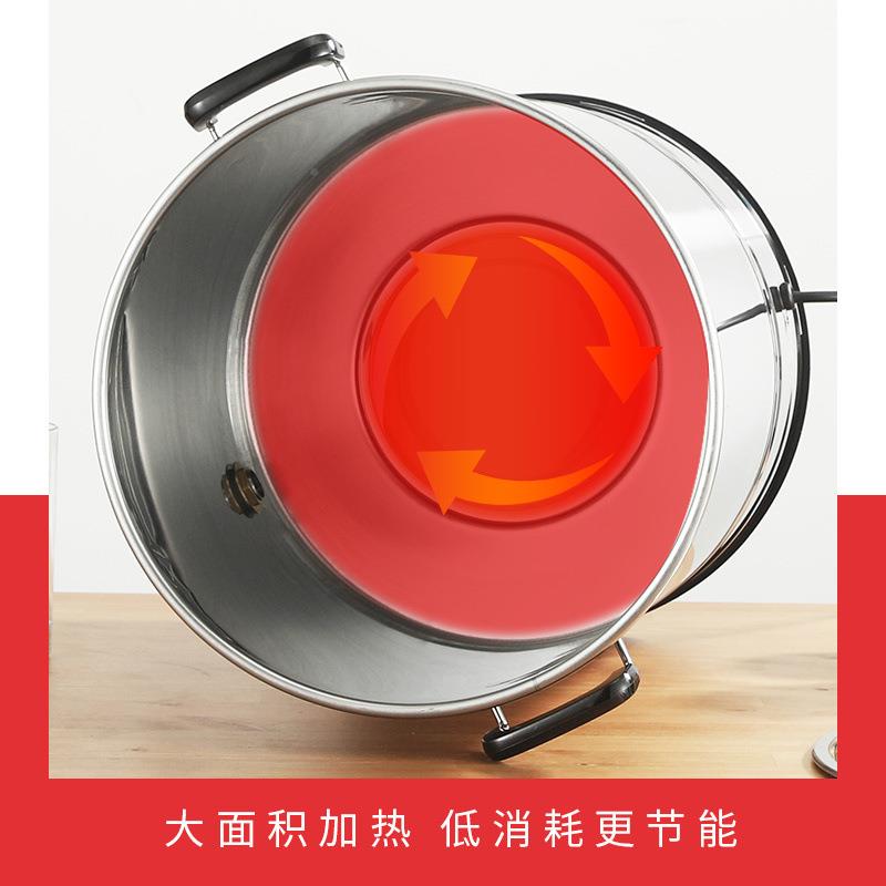 电热月烧水开桶不锈钢桶商用水桶保HA温大容量子桶烧水壶节能加热