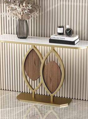 网红子轻奢玄关柜新式玄39961关桌客厅玄关柜玄关柜子桌窄加超中