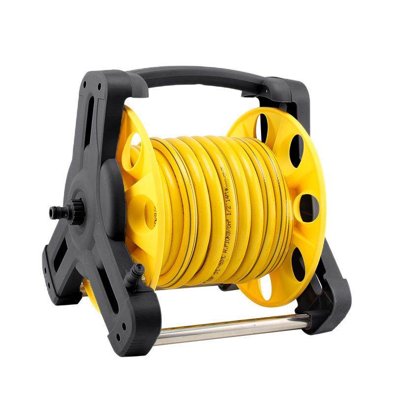 源头直13350供4分洗水车管水收架收纳盘卷管器自纳动水管收纳架车
