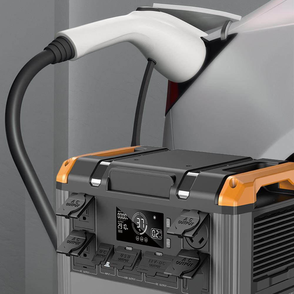 240PYG0瓦2000W快充太能便携式户外移阳动储能电powHersta源tion