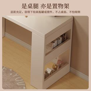 电脑桌转角家用书一体书办桌女生架卧室L型习公桌A87可伸缩床尾学