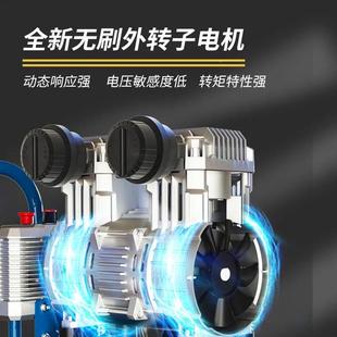 压机10L 50L无永刷磁1200LKK空境W静音打气泵无极调速气泵跨 30L