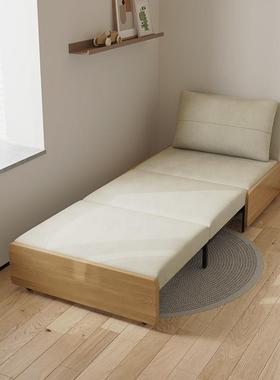 原.木风1米YYR可可躺两用绒布可拆洗经济型沙出租房1睡2米发床