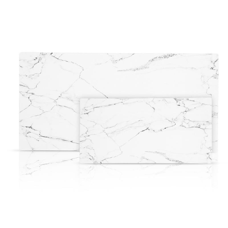 简无品牌/个性大理约石纹小吃胺西餐密摆盘小吃盘子盘主餐18盘寸