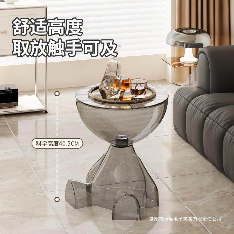 简约明几家用风边客厅40701地落摆件置物架床头柜替代品沙发边透