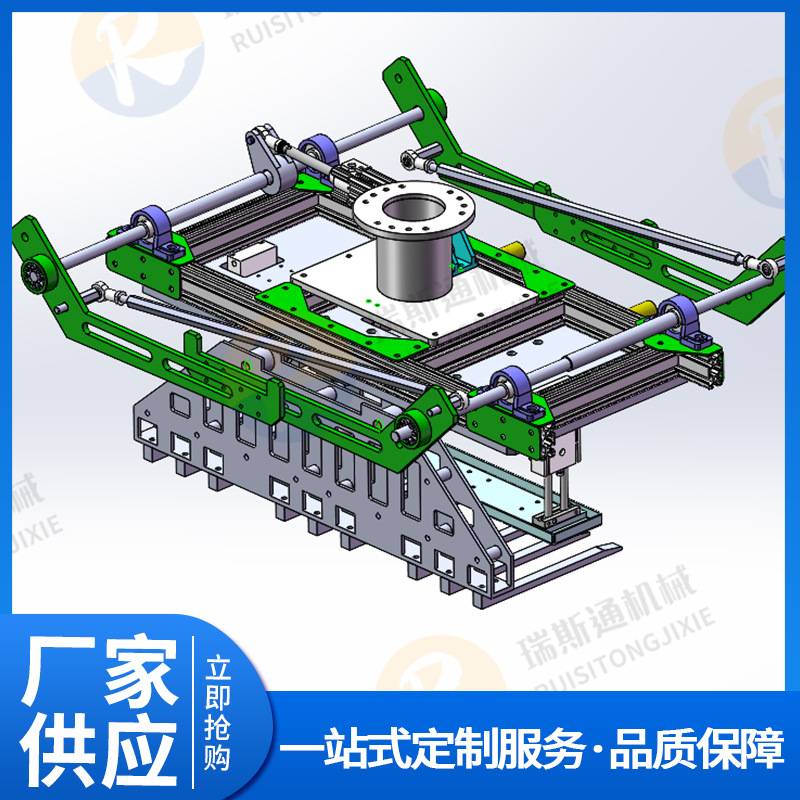 桶装水码垛机抓手编织袋水泥夹具抓车码垛机爪齿纸箱搬运吸盘