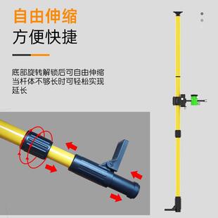 新支款平仪可调节升降支架墙加上粗水升VXH降杆支撑杆水平仪三角