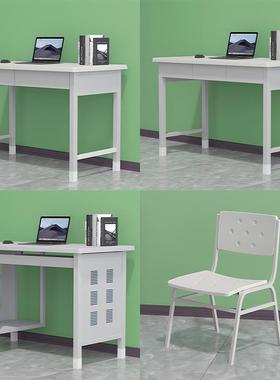 制式营BGZ-4841具办桌钢制三抽二抽习桌学生阅览桌多功学能制式公