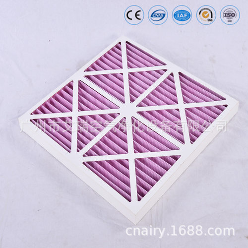 G3-G9中效折叠纸框空气过滤器