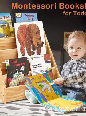 桌面木制收纳置架桌面摆物45037台儿木童书本收纳架阶物梯式制储