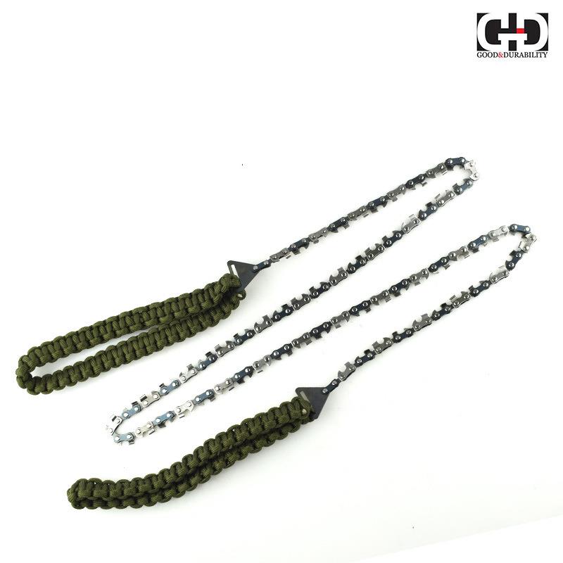 林/8密齿伐48英寸口袋ODJ锯链园工具外便携野营木修户枝手拉链锯