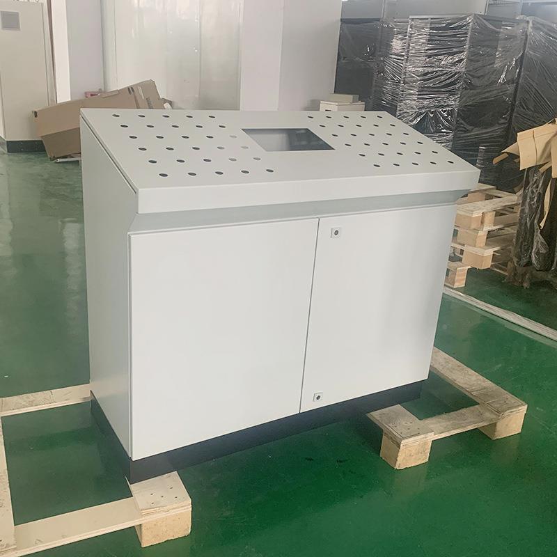 摸APTP操作台威琴图式操作台APTP操作pl仿c触屏斜面操作柜可定钣