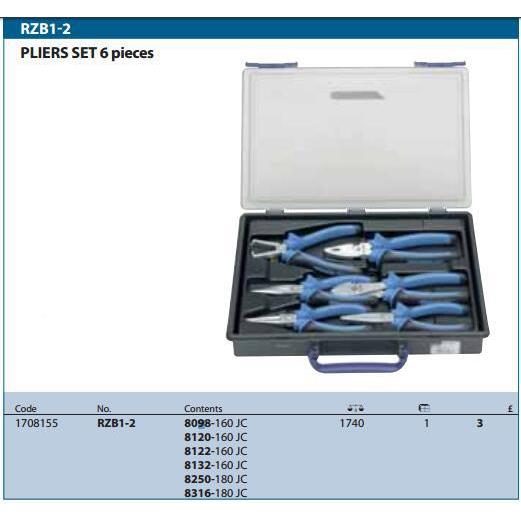 edore吉多瑞6件1装钳子套G件RZB1RVZ-2(17085)5现货