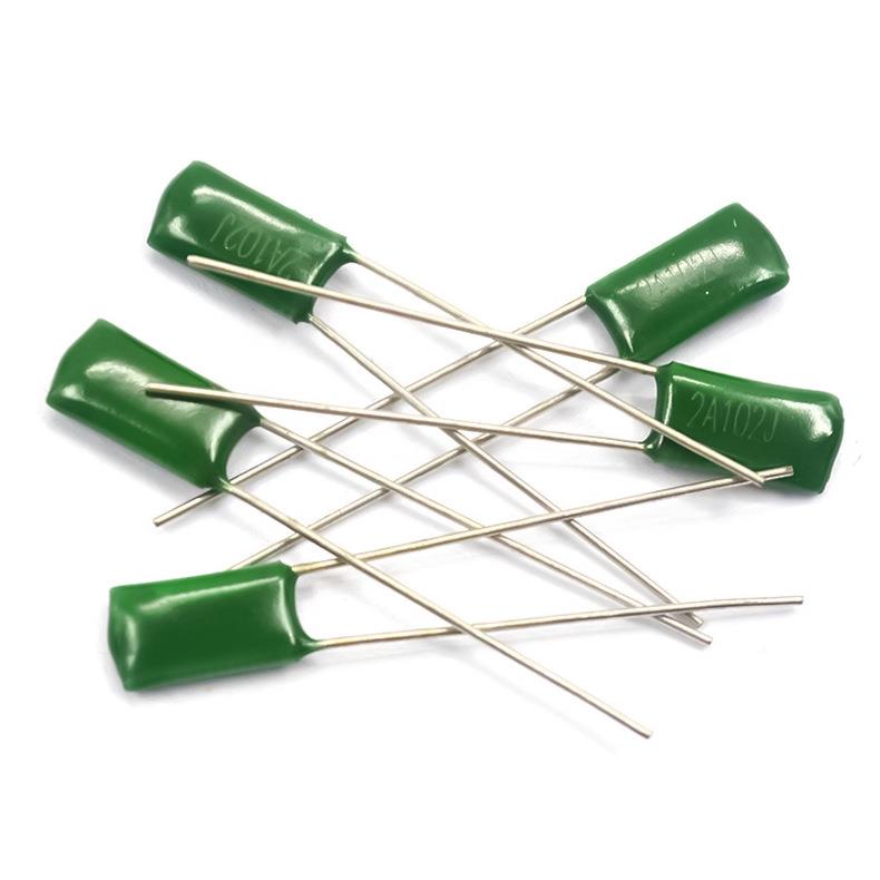 2纶A334J涤电3容30NFF0.33U/1无品牌/00V直插CL11绿色薄膜电容