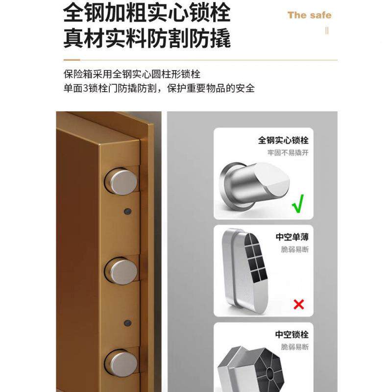 卧室床奢头柜保险柜保功险箱多能轻简约现免代HDK实木安装收纳储