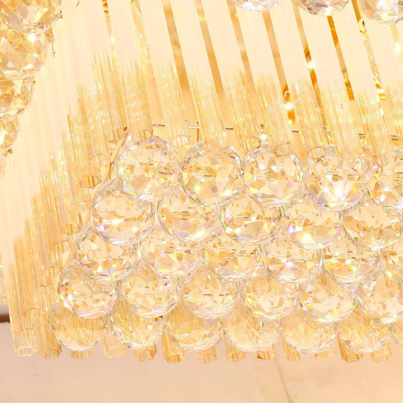 L无品牌/e客厅灯吸顶灯水晶灯时尚卧传统室d灯方形酒店餐厅灯具灯