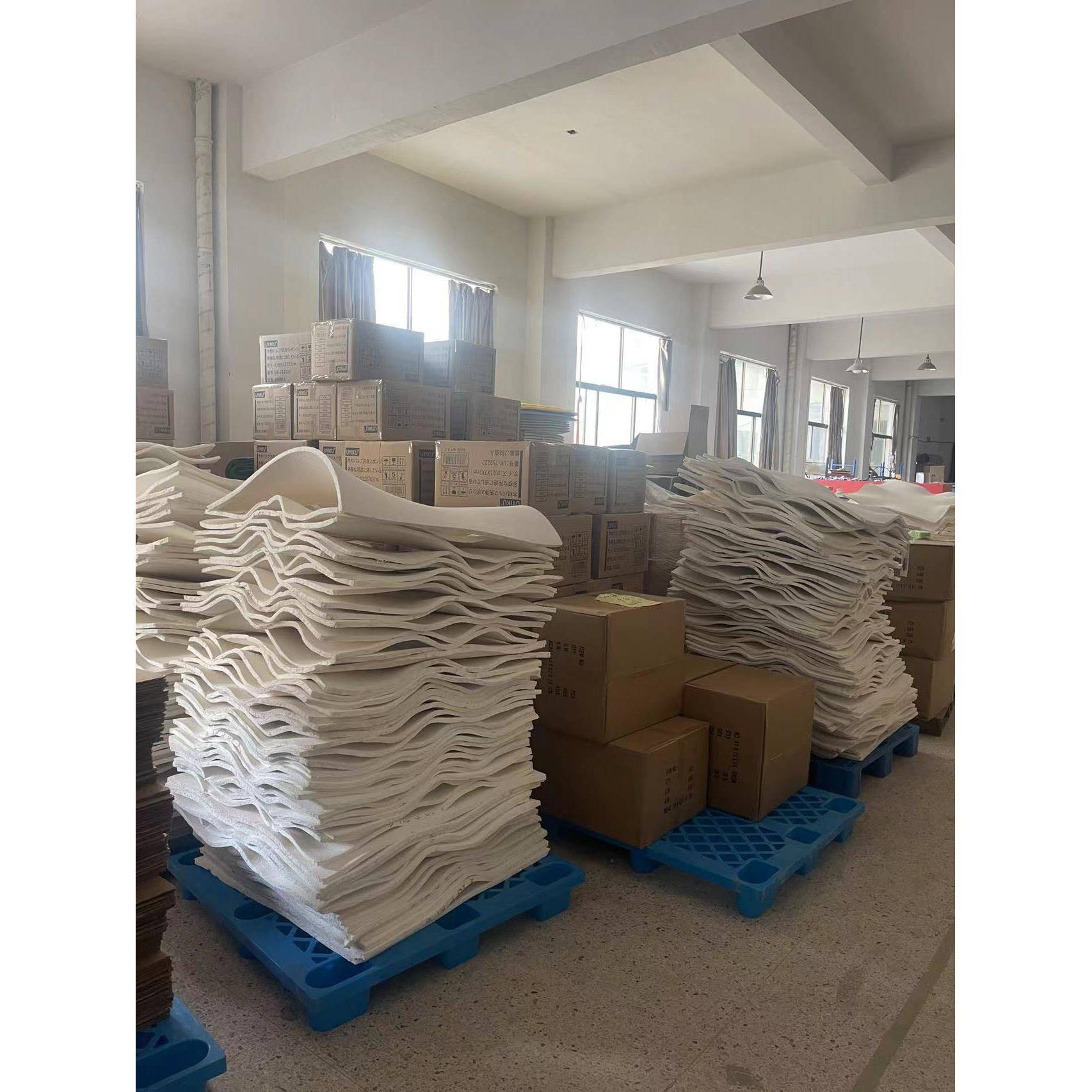 压白缩木PC029浆棉干材片色海绵片材膨胀回弹和mm和厚压缩木浆棉