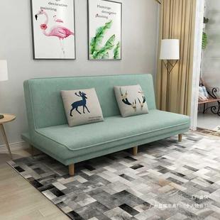 布艺沙发小户型可叠单人双易三厅人多功折能客简沙发SJV床两用经