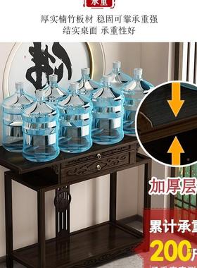 新中式玄客关桌家用端景台非实50453木几走廊尽头柜桌案香案厅中