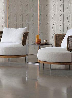 户外沙发椅编椅桌室外椅露天阳台54401庭院休闲藤露天躺椅配套藤