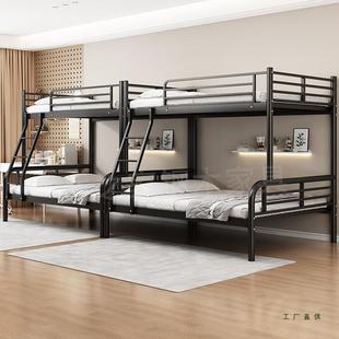 上下子母床铁床小户型铁床145312下米铺5下上铺铁架床上床两层床公寓床