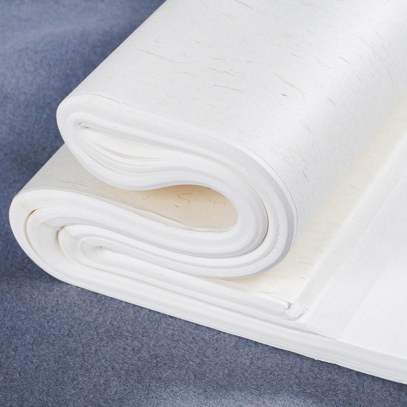 宣纸生宣净皮手工檀皮宣书法作品特纸专用四六尺国整尺无品牌/张