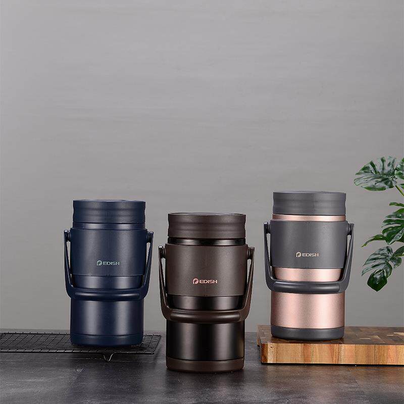 UOLEDISH保温盒04不锈钢饭大容量长保温桶成人层学生四饭盒汤超桶