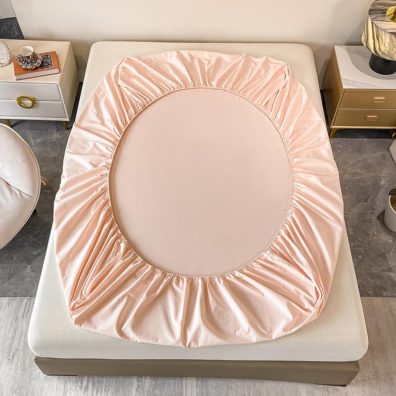 轻全奢棉磨毛单床笠加厚10家0纯棉简全包床罩IO用防尘床垫约保护