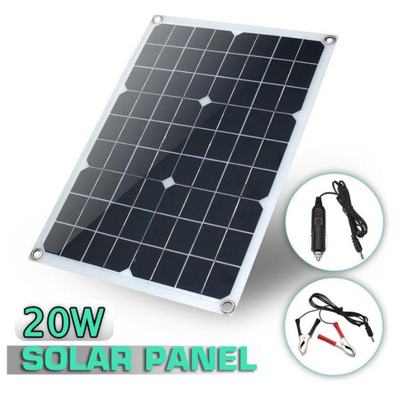 20W2户外太阳能能板0W太单晶阳板高功率柔性太阳能板
